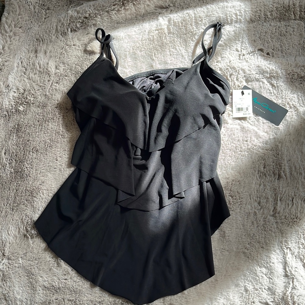 NWT aqua green size small bathing suit top